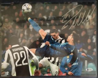 Cristiano Ronaldo Autographed Real Madrid 11x14 Photo Signed - Bas Beckett