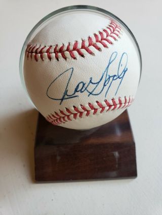 Juan Gonzalez Rangers 2x Mvp Autographed Signed Rawlings Baseball