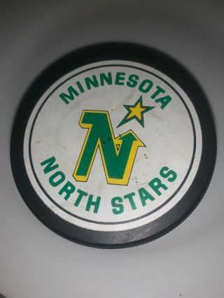 Vintage Minnesota North Stars Official Hockey Puck Trench Mfg