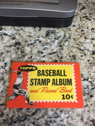 1962 Topps Baseball Stamp Album -