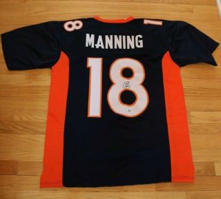 Peyton Manning Signed Autographed Denver Broncos Jersey W