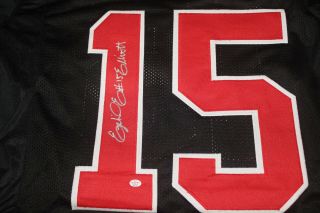 Ezekiel Elliott Autographed Ohio State Buckeyes Black Football Jersey - With