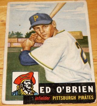 1953 Topps Baseball Set,  249 Ed O 