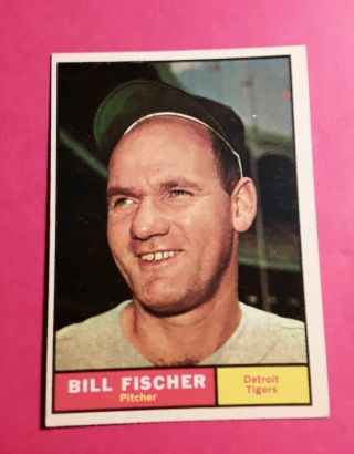 1961 Topps Set Break 553 Bill Fischer Ex See Scan Thanks