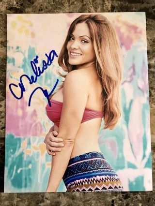 Tna Impact Wrestling Knockout Melissa Santos Sexy Autographed 8x10 Photo Signed