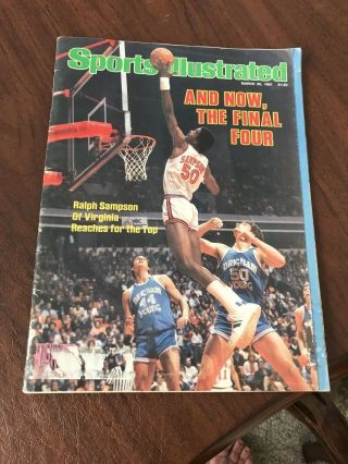 March 30,  1981 Ralph Sampson Virginia Cavaliers Sports Illustrated Final Four