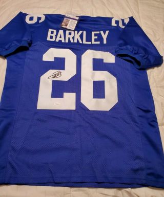 York Giants Saquon Barkley Autographed Jersey JSA 2