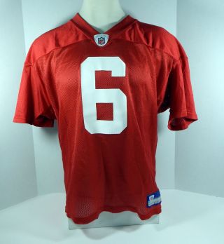 2004 Minnesota Vikings 6 Game Issued Red Qb Practice Jersey