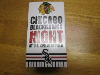 Chicago Blackhawks Stanley Cup Souvenir From Chicago White Sox Game 2010