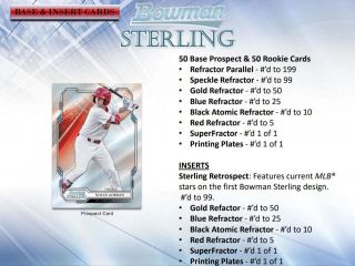 ST LOUIS CARDINALS - 2019 Bowman Sterling Baseball 6 - Box Half Case Break 1 2