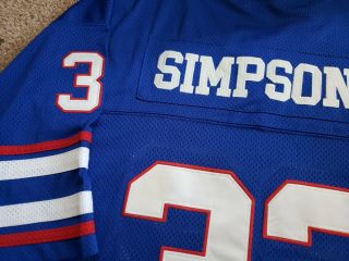 NFL Mitchell & Ness Throwback Buffalo Bills OJ Simpson Jersey Sz 60 8