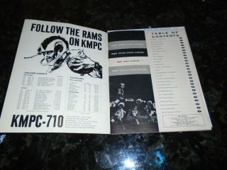 1960 Los Angeles Rams Yearbook - 3rd Annual Yearbook - Carl Hubenthal 3