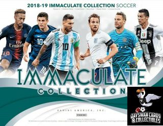 Mexico 2018 - 19 Panini Immaculate Soccer 6 Box Full Case Break