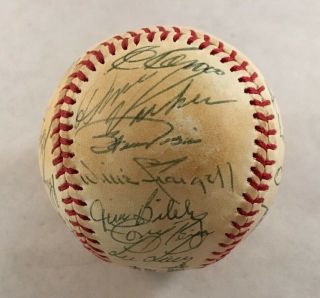 1981 Pittsburgh Pirates Signed Autographed Baseball Willie Stargell Dave Parker