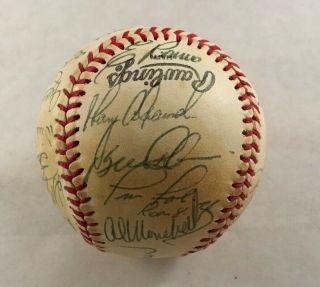 1981 PITTSBURGH PIRATES SIGNED AUTOGRAPHED BASEBALL WILLIE STARGELL DAVE PARKER 5