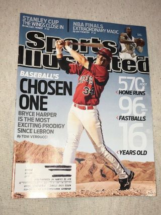 Baseball’s Chosen One Bryce Harper Sports Illustrated June 8,  2009 Tom Verducci
