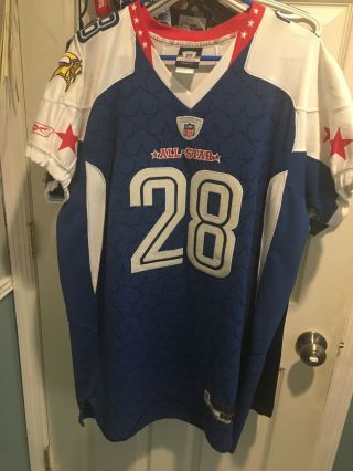 Nfl Pro Bowl Adrian Peterson All Star 2010 Jersey Size 50 (sewn)