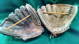 Mickey Mantle Rawlings Gj99 Baseball Gloves Left Hand And Right Hand