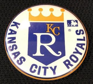 Vintage 1969 Kansas City Royals 3 " Pinback Button Mlb Baseball