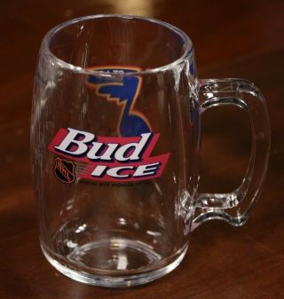 Vintage 90s St.  Louis Blues Bud Ice Beer Mug Anheuser Busch Cup Budweiser 2