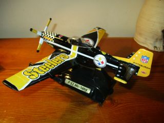 Pittsburgh Steelers Diecast Airplane P - 51 Mustang 1:48 2003 8 " 1951 Of 2500