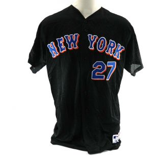 York Mets Jason Middlebrook 27 Game Issued Possibly Game Black Jersey 2