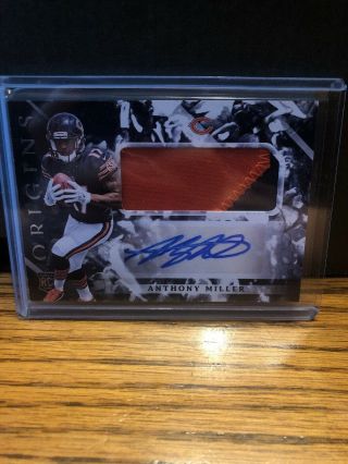 Anthony Miller Chicago Bears 2018 Panini Origins Rpa Jumbo Rookie Patch Auto Rc