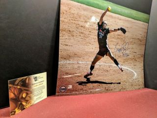 Jennie Finch " 04 Us Gold " Authentic Signed 16x20 Photo Autographed With