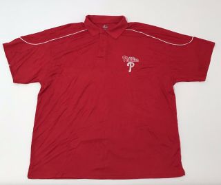 Phillies Baseball Activewear Polo Shirt Men’s Size 3xl