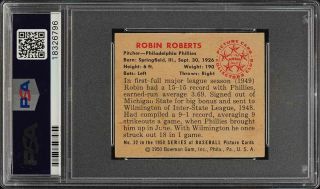 1950 Bowman SETBREAK Robin Roberts 32 PSA 8 NM - MT (PWCC) 2