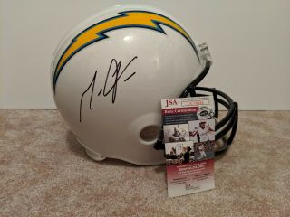 Melvin Gordon Autographed Signed Full Size Fs Helmet Los Angeles Chargers Jsa