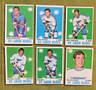 St.  Louis Blues - Hockey Card Team Set - 1970 - 71 Topps — Absolutely Immaculate