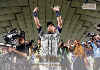 Ichiro 2019 Topps Stadium Club Variations Gold 5x7 /10 Seattle Mariners