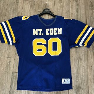 Vintage 80s Champion Mt.  Eden High School Hayward California Football Jersey