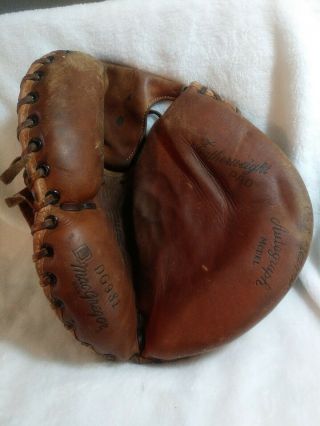 Vintage Macgregor Cal Neeman Baseball Catchers Mitt Glove Rht Dg981