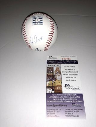 Greg Maddux Signed Hall Of Fame Ball Atlanta Braves Chicago Cubs Auto,  Jsa