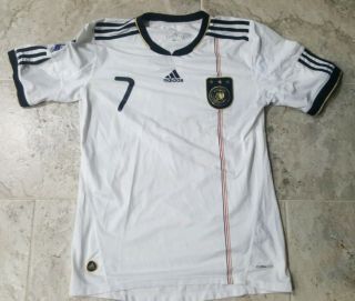 Rare Adidas 2010 World Cup Germany Schweinsteiger Jersey Men 