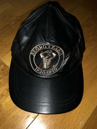 Vintage Official Negro League Bowood Enterprises Leather Hat