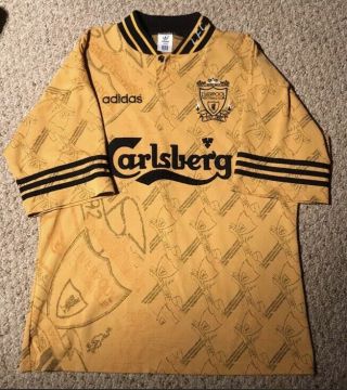 Adidas Liverpool Jersey Size 42 - 44 1994 - 1996 Third Shirt Soccer Football
