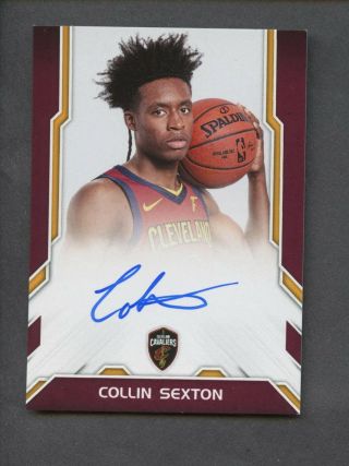 2018 - 19 Panini Next Day 20 Collin Sexton Cavaliers Rc Rookie Ssp