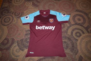 Umbro Match Worn Shirt Jersey West Ham United Barclays Premier League Kouyate M