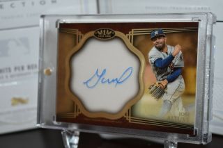 2019 Topps Tier 1 One Jose Altuve Houston Astros Clear One Autograph 5/5 Wow