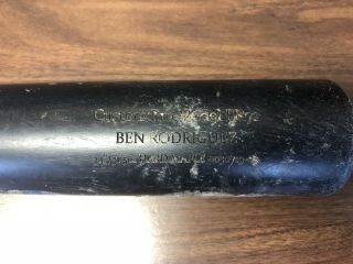 2019 Ben Rodriguez Game Cracked Zinger Bat Minnesota Twins Prospect