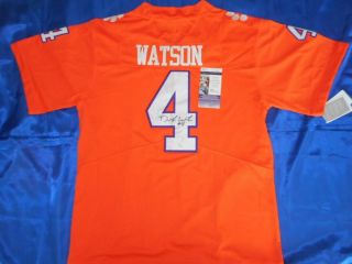 Deshaun Watson Signed Texans Autographed Ncaa Clemson Sewn Jersey Psa/dna