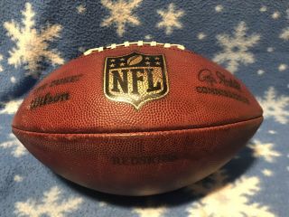 Official Game Nfl Football “the Duke” Washington Redskins