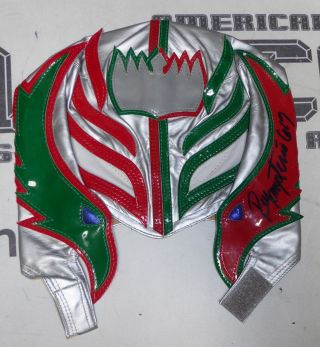 Rey Mysterio Signed Mask Psa/dna Wwe Wrestling Lucha Libre Underground Aaa 1