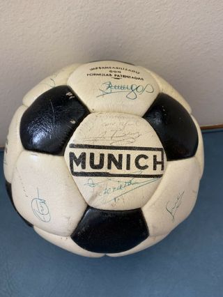 Italy’s 1972 National Team Autographed Ball