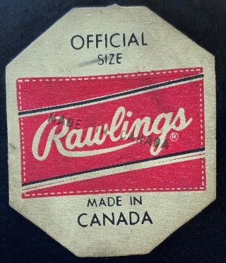 Minnesota North Stars 1970s RAWLINGS OFFICIAL SIZE PUCK Stamped Canada NHL 6