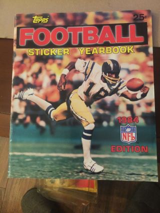 Dan Marino,  John Elway Rookies,  1984 Topps Football Sticker Book Album 100 Full