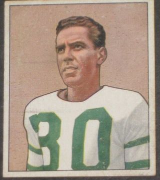 1950 Bowman Bosh Pritchard Football Card 25 Philadelphia Eagles Vintage Antique
